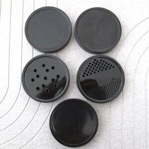 Magic Bullet Original set of 5 black replacement top lids for Magic Bullet